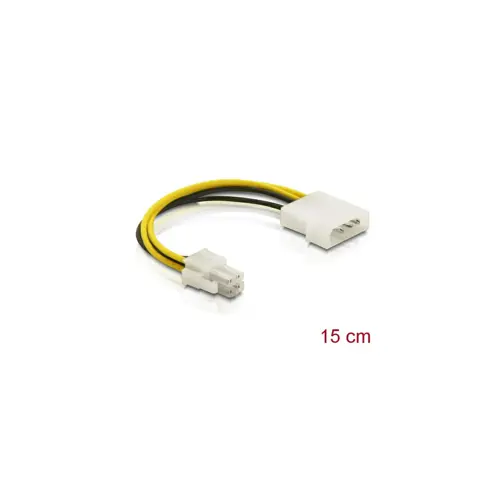 Kabel DELOCK, interni power P4 M na Molex 4 pin M 82391