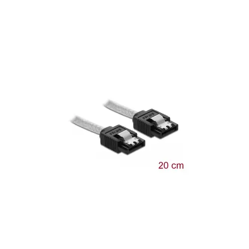 Kabel DELOCK, SATA int. data 0,3m transparent 85340