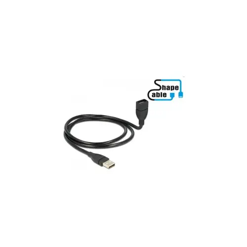 Kabel DELOCK, USB 2.0 A (M) na USB 2.0 A (Ž), produžni, 1m