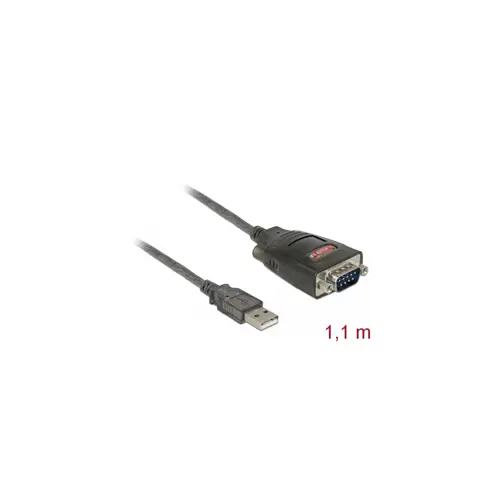 Kabel DELOCK, USB 2.0 Type-A na serijski port RS-232 DB9 61364/61460