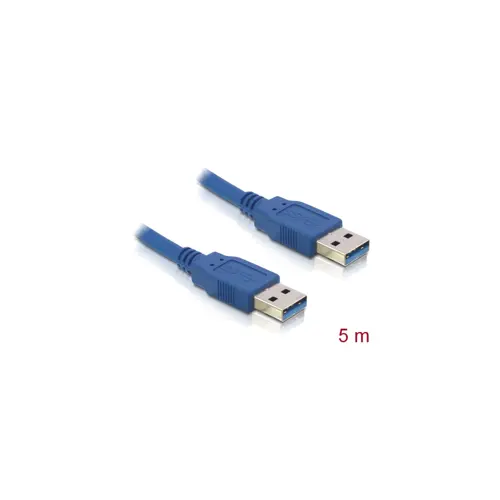 Kabel DELOCK, USB 3.0 A (M) na USB 3.0 A (M), 5m 82537