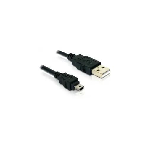 Kabel DELOCK, USB A (M) na mini USB B (M), 1.5m, crni