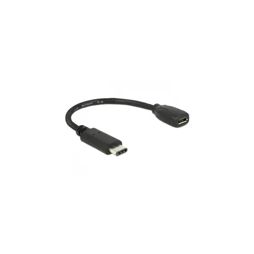 Kabel DELOCK, USB Type-C M na Micro B F 15cm 65578