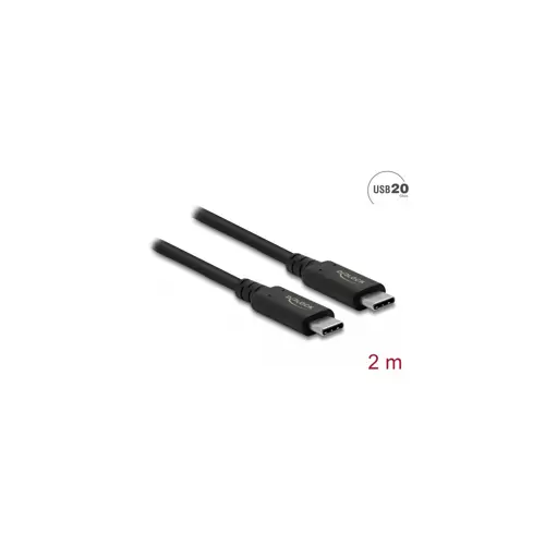 Kabel DELOCK, USB4 data 20 Gbps 2m 86980