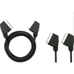 Kabel DI-WAY Scart - Scart, 21 pinski, oklopljen, 1.5M
