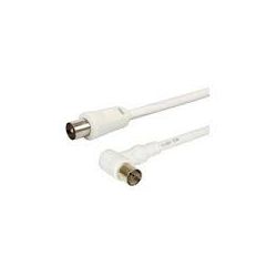 Kabel GBC antenski + 9.5mm m/m Adapter/ high-quality/ bijeli/ 1.5m