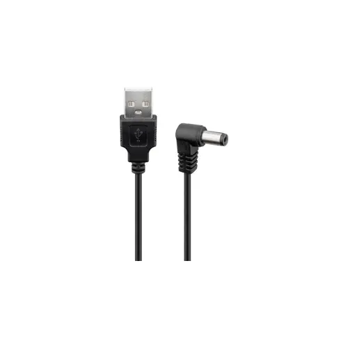 Kabel GOOBAY 55158, USB A (M) na DC (Ž), 5.5/2.1, 1m, crni