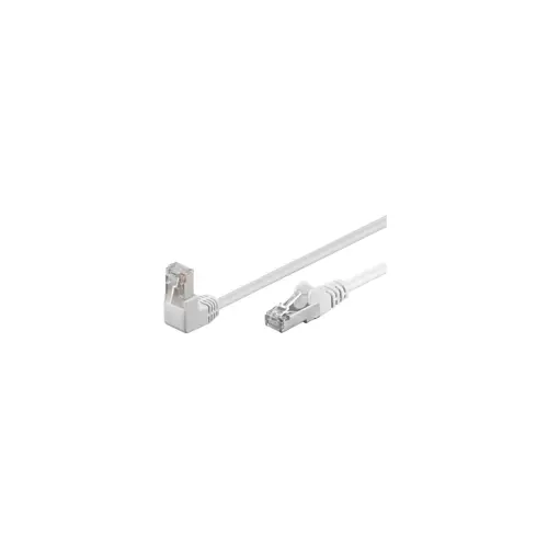 Kabel GOOBAY 94178, Patch, CAT 5e F/UTP, 1x kutni, bijeli, 1m