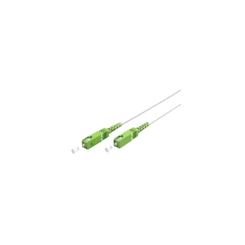 Kabel GOOBAY, optički FTTH, SC-APC (8°) (M) na SC-APC (8°) (M), 0.5m, bijeli