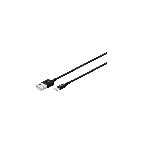 Kabel GOOBAY, za Apple USB-A na Apple Lightning, crni, 1m