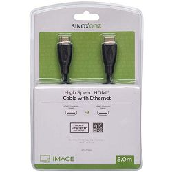 Kabel HDMI SINOX ONE SOV7965, 4K, ULTRA HD, pozlaćeni, 5m.