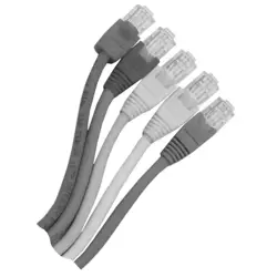 Kabel INLINE UTP-0008/5, Patch, CAT5e, UTP, sivi, 5m