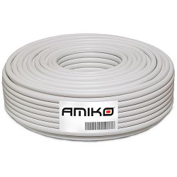 Kabel koaksijalni antenski 75 OHM RG-6BC/100db AMIKO