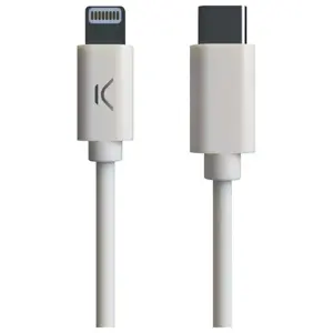 Kabel KSIX lighting na USB-C, 1.0m, bijeli