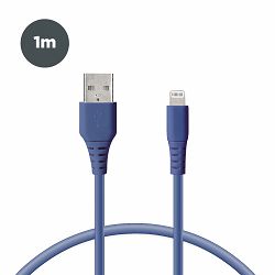 Kabel KSIX USB-A na lightning, 1.m plavi