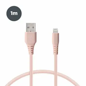 Kabel KSIX USB-A na lightning, 1.m rozi