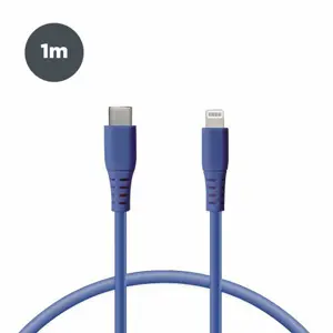 Kabel KSIX USB-C na lightning, 1.m plavi