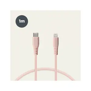 Kabel KSIX USB-C na lightning, 1.m rozi