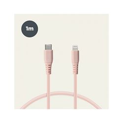 Kabel KSIX USB-C na lightning, 1.m rozi