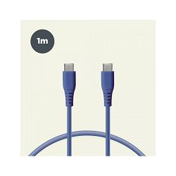 Kabel KSIX USB-C na USB-C, 1.M plavi