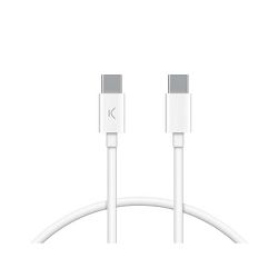 Kabel KSIX, USB-C na USB-C, 20W, usb 3.0, 1.0m