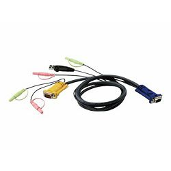 Kabel KVM ATEN VGA USB 5.0m 2L-5305U