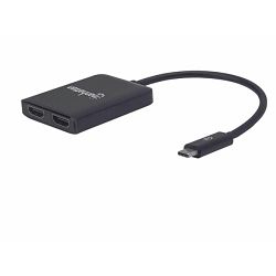 Kabel MANHATTAN USB-C to2x HDMI Converter