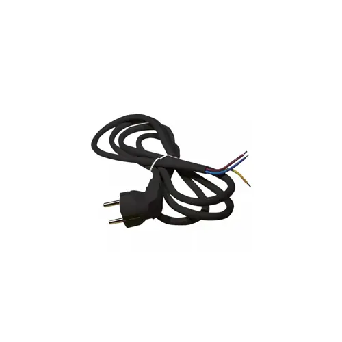 Kabel mrežni 3x0.75 EMOS, s utikačem, 3m, crni