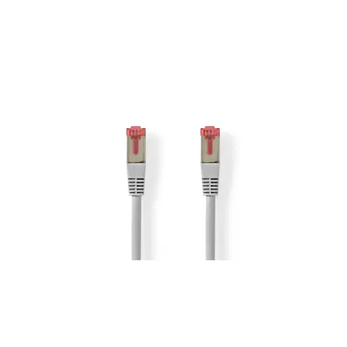 Kabel NEDIS CCGL85220GY10, Patch, CAT6 SFTP, UTP, sivi, 1m