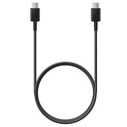 Kabel SAMSUNG USB Type-C na Type-C, 3A, 1M - crni, EP-DA705BBEGWW