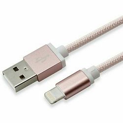 Kabel SBOX iPhone 7 M/M 1,5M blister zlatno rozi