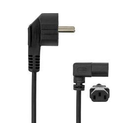 Kabel SBOX PC- Schuko Power 2M kutni, Retail