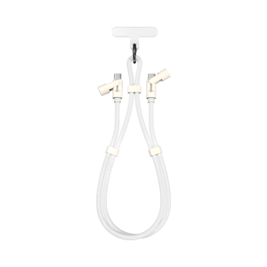 KABEL SBOX TYPE-C -> TYPE-C LANYARD 1.5M - Bijeli / RETAIL