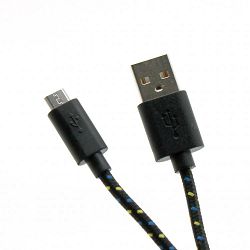 Kabel SBOX USB A - MICRO USB 1m crni