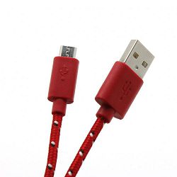 Kabel SBOX USB A - MICRO USB 1m crveni