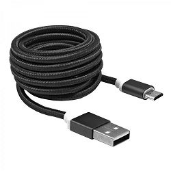 Kabel SBOX USB A - MICRO USB FRUITY 1,5m crni