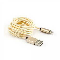Kabel SBOX USB A - TYPE C FRUITY 1,5m zlatni