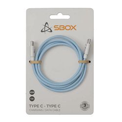 Kabel SBOX USB TYPE C na TYPE C, M/M, 1M Plavi,60W