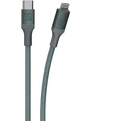 Kabel SCOSCHE, Strikeline, USB-C na lightning, 1.2m sivi