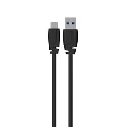 Kabel SINOX PRO, USB-C na USB-A 3.0, 1M crni