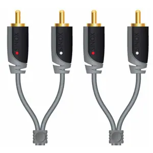 Kabel SINOX SXA4210 2RCA-2RCA, 10M