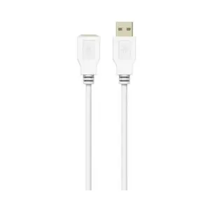 Kabel SINOX, USB 2.0, kabel A-A Extension bijeli, 2m