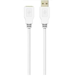 Kabel SINOX, USB 2.0 kabel A-A, Extension bijeli 5m