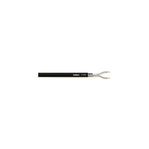 Kabel TASKER C128, mikrofonski, 2x0.35, OFC, crni