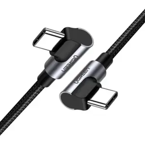 Kabel UGREEN kutni USB-C 2.0 (M) na kutni USB-C 2.0 (M), 3A, 1m
