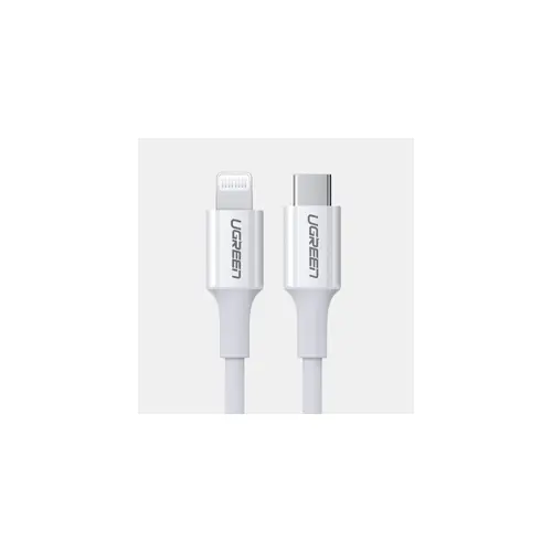 Kabel UGREEN, Lightning na Type-C 2.0 (M), bijeli, 1m