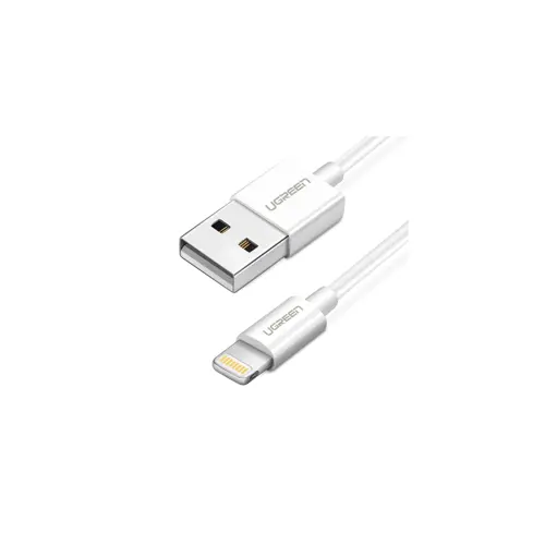 Kabel UGREEN, Lightning na USB 2.0 A (M), bijeli, 1m