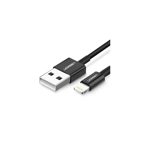 Kabel UGREEN, Lightning na USB 2.0 A (M), crni, 2m