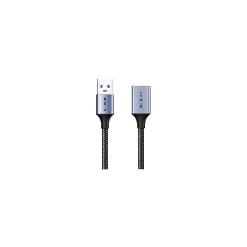 Kabel UGREEN, USB 3.0 A (M) na USB 3.0 A (ž), pleteni, 5m, crni
