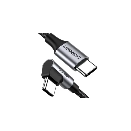 Kabel UGREEN, USB-C 2.0 (M) na kutni USB-C 2.0 (M), 3A, kutni 90°, 1m